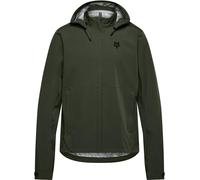 FOX Ranger Off-Road Packable Veste de pluie de motocross, Vert foncé, Taille 2XL