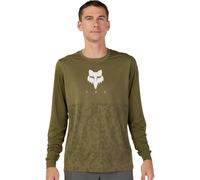 FOX Ranger Tru Dri Ls Jersey - Homme - Vert - taille S- modèle 2023