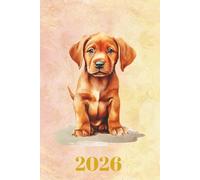 Fox Red Labrador Planner For 2026 - One Week To Two Pages - A5 (9" x 6") Diary: 200 Pages To Organise Your Life - Colourful Red Labradors On 200 Pages