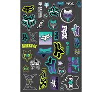 FOX Reprsnt Ensemble d’autocollants, Multicolores, Taille unique