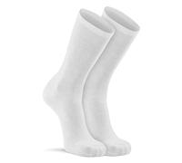 FOX RIVER Chaussettes standard Dry Therm-A-Wick à doublure ultra légère pour homme, blanc, taille M