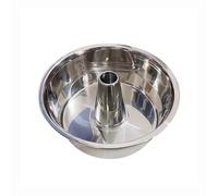 Fox Run Moule à gâteau rond en acier inoxydable avec fond amovible 25,4 x 12,7 cm