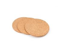 Fox Run Set of 3 Round Cork Trivets, 7 inches