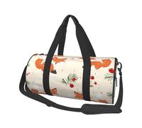Fox Sac de sport de voyage flocon de neige pour homme et femme, sac fourre-tout de sport, bagage à main pour w nd, travail, camping