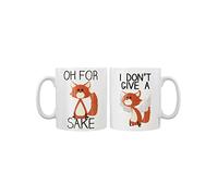 Fox Sake Mugs - Lot de 2 Mugs Blanc
