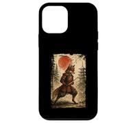 Fox Samurai Warrior Japanese Vintage Graphic Ukiyo-e Art Coque pour iPhone 12 Mini