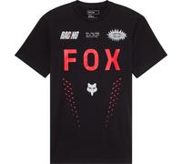 FOX Shield Premium T-shirt, noir-blanc-rouge, taille M pour homme
