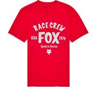FOX Slogan Premium T-shirt, blanc-rouge, taille L pour homme