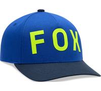 FOX Spire Casquette Snapback pour jeunes, bleu-jaune