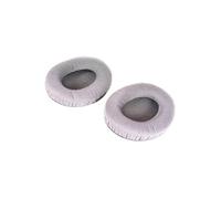 Fox Spirit DH0-ECFR-W - Kit Coussinets/Oreillettes de Rechange Gris pour Micro Casque Gamer DH0 Blanc - Tissu