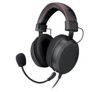 Fox Spirit DH0 - Micro-Casque Gamer Filaire 2m - Noir - Compatible PC, PS5, PS4, Xbox Serie S/X, Consoles - Confort & Immersion - Micro Amovible - Jack 3.5 mm