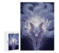 Fox Spirit Energy Artwork Puzzle 1000 Pièces Educa Jouet en Bois Cadeau Unique Décoration Intérieure Jeu Éducatif Challenge Toy Adultes Et Enfants À Partir De 14 Ans 300 PCS