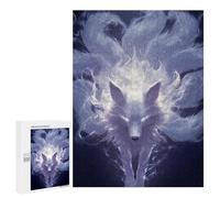 Fox Spirit Energy Artwork Puzzle 1000 Pièces Educa Jouet en Bois Cadeau Unique Décoration Intérieure Jeu Éducatif Challenge Toy Adultes Et Enfants À Partir De 14 Ans 500 PCS