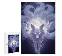 Fox Spirit Energy Artwork Puzzle 1000 Pièces Educa Jouet en Bois Cadeau Unique Décoration Intérieure Jeu Éducatif Challenge Toy Adultes Et Enfants À Partir De 14 Ans 1000 PCS