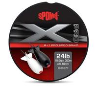 FOX Spomb X Pro DBL004 Fil tressé 8+1 Gris 300 m 0,18 mm