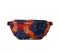 Fox Star Dream Sac banane de course à pied sans rebond pour salle de sport, sac banane étanche avec sangle réglable