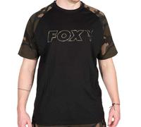 Fox T-shirt imprimé camouflage noir, Noir , L