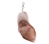 Fox Tail Therian Tail 20,32 cm Queue de renard Queue de renard Therian Black, 8, Taille unique