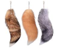 Fox Tail Therian Tail Queue de renard Queue de renard Therian Noir 40,6 cm, 11, Taille unique