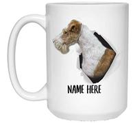 Fox Terrier À Poil Dur, Golden Retriever Blanc Tasse À Café Unique Tasse À Thé Drôle Mug Cadeau Mignon Pour Noël Anniversaire Collègue 330 Ml
