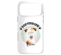 Fox Terrier Chien Maman Papa Kawaii Chien Doodles Fox Terrier Chien Coque pour iPhone 17 Pro Max