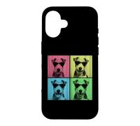 Fox Terrier Pop Art Funny Dog Lover Cabine Photo Coque pour iPhone 16