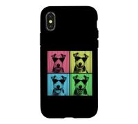 Fox Terrier Pop Art Funny Dog Lover Cabine Photo Coque pour iPhone X/XS