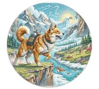 Fox Terrier Puzzles 1000 Pièces Cadeau Unique Jeu Éduchatif Défi Jouet À De Qualité Supérieure Peinture Art pour Adultes Et Enfants À Partir De 12 Ans 1000pcs (67.5x67.5cm)