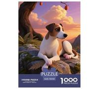 Fox TerrierPuzzle 1000 Pièces Chien Adultes Et Enfants, Puzzle De Qualité Supérieure, Fantaisie, Décoration Intérieure, Cadeau 70x50cm/1000pcs