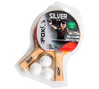Fox Tt Set De Tennis De Table Pour 2 Joueurs Argent