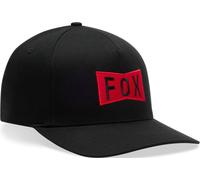 FOX Typeface Casquette Flexfit, noir-rouge, taille S M pour homme
