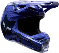 FOX V1 Diffuse Special Edition Casque de motocross jeunesse, violet/noir, Taille Y/S (49/51)