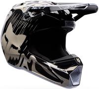 FOX V1 Diffuse Special Edition Casque de motocross, noir/beige, Taille L
