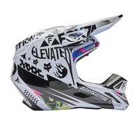 FOX V1 Image Cosmo Casque De Cross blanc L
