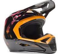 FOX V1 Kairos Casque de motocross, noir-orange, taille 2XL pour homme