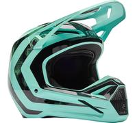 FOX V1 Kairos Casque de motocross, noir/turquoise, Taille S (55/56)