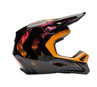 FOX V1 Kairos Tangerine Casque De Cross noir XS