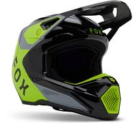 FOX V1 Lean MIPS Casque de motocross, gris-jaune, taille XL pour homme