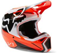 FOX V1 Leed Jeune Casque de Motocross (Fluo Orange,Y/M (51/52))