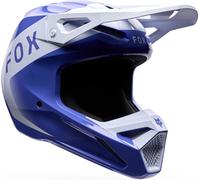 FOX V1 Noble Casque de motocross jeunesse, Violet/Blanc, Taille Y/M (51/52)