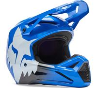 FOX V1 Shield Casque de motocross pour jeunes, bleu, taille L