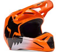 FOX V1 Shield Casque de motocross pour jeunes, orange, Taille Y/L (52/53)