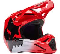 FOX V1 Shield Casque de motocross, rouge, taille M pour homme