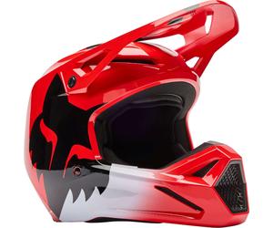 FOX V1 Shield Casque de motocross, rouge, taille S pour homme