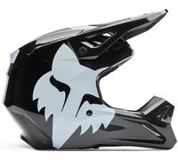 FOX V1 SHIELD MX-Helm schwarz-weiss XS