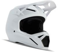 FOX V1 Solid Casque de motocross, Blanc mat, Taille XS (53/54)