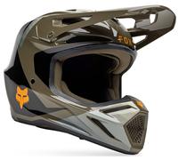FOX Casque moto V3 Fade Brown / Black 2025 S