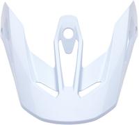 FOX V3 RS Solid Casque Peak, Blanc, Taille M