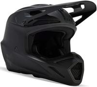 Fox V3 Solid Matte Black L Helmet Casque Noir Mat uni L Unisexe