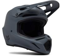 Fox Casque de motocross V3 Solid Gris graphite Taille XL
